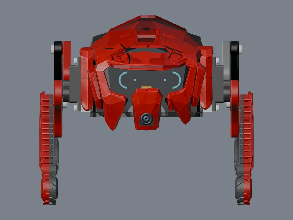 September 22 Blender assembly study; this predates the October feedback-servo rebuild.