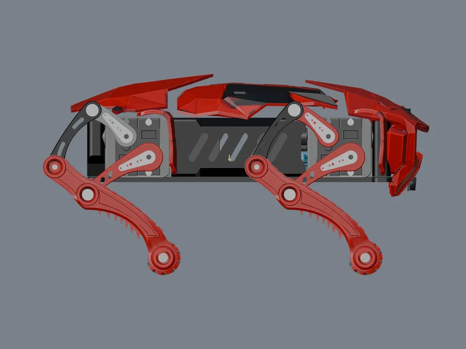 September 22 Blender assembly study; this predates the October feedback-servo rebuild.