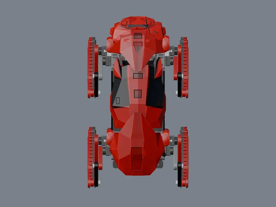 September 22 Blender assembly study; this predates the October feedback-servo rebuild.
